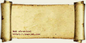 Atanasije Michaud vizit kartica